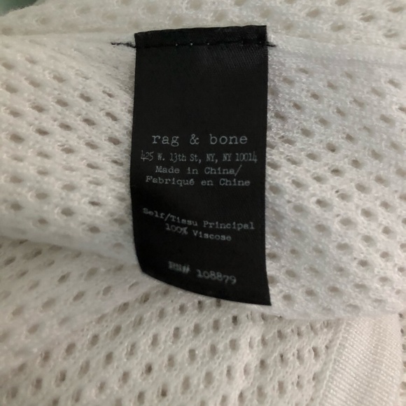 Rag & Bone Lightweight Mesh Splitback Knit Top - Picture 10 of 10